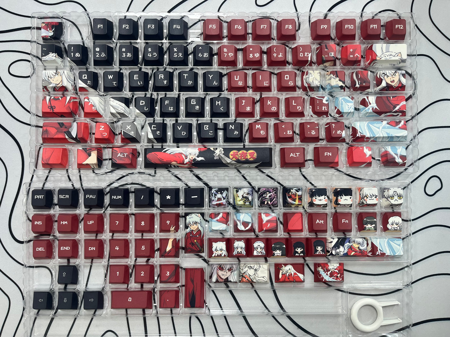 Inuyasha 130 Keys PBT Cherry Keycaps