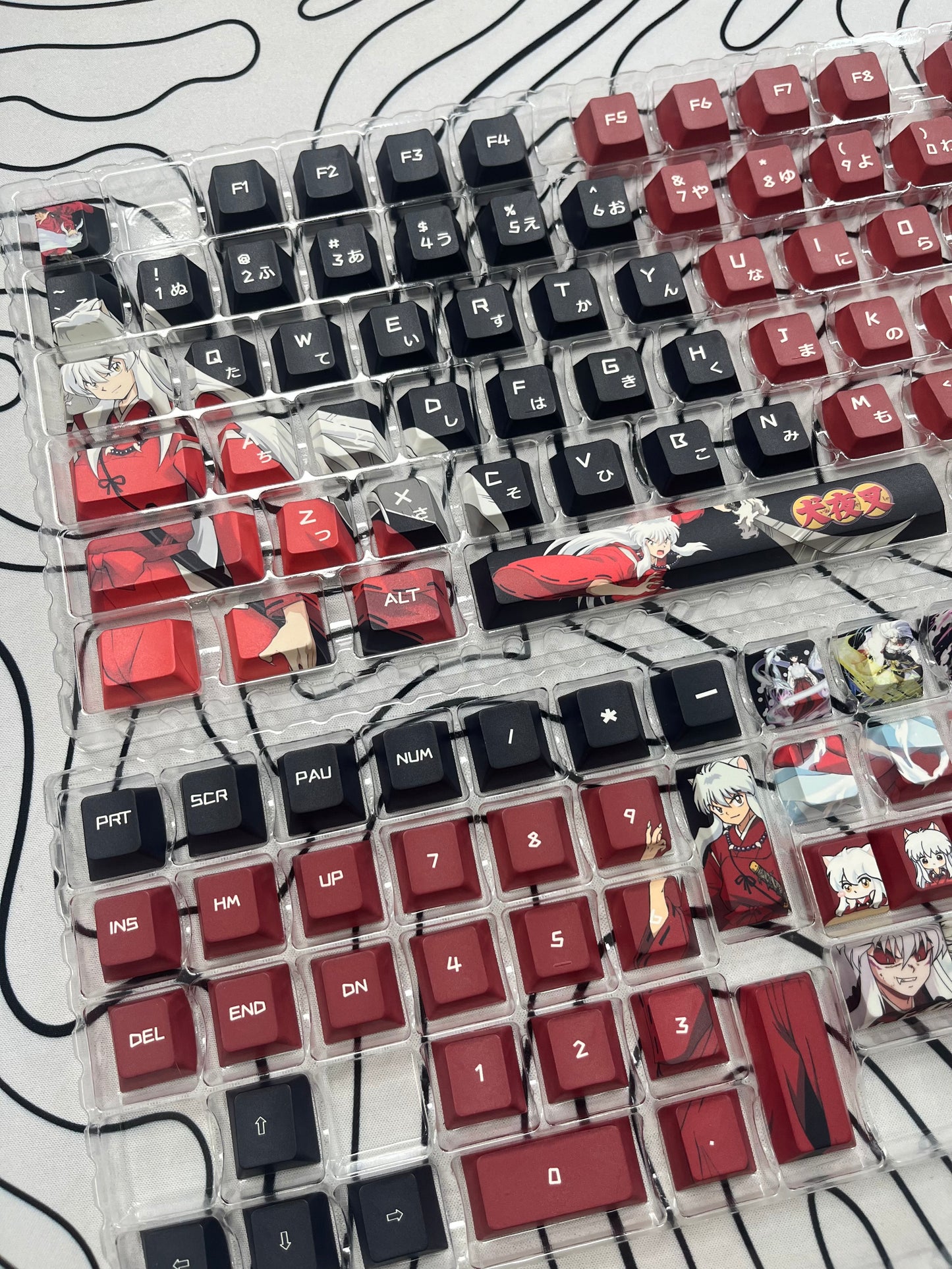 Inuyasha 130 Keys PBT Cherry Keycaps