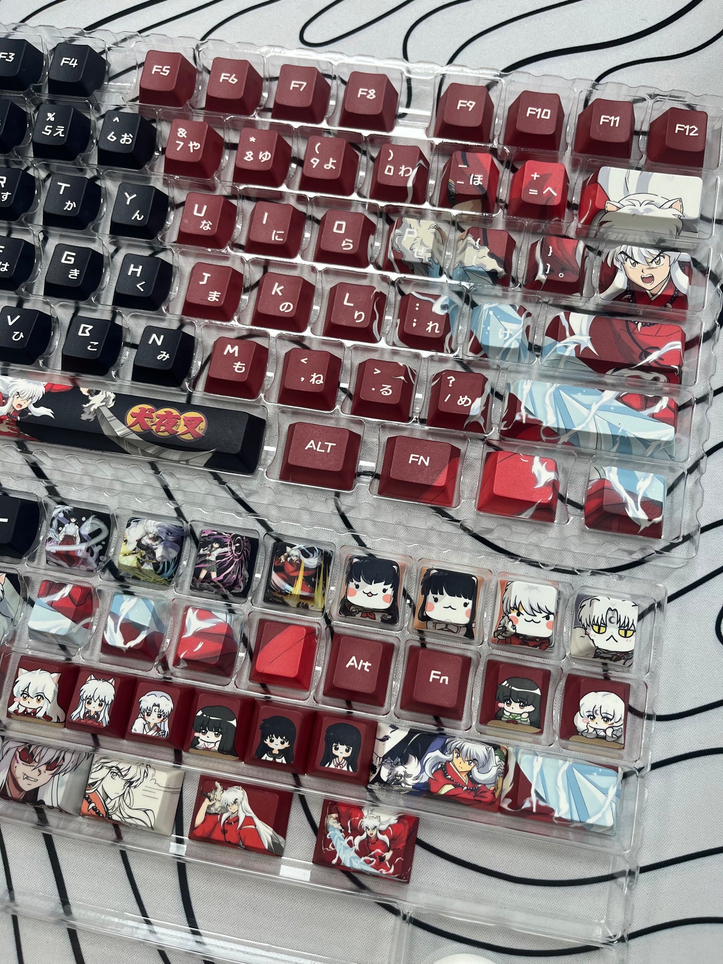 Inuyasha 130 Keys PBT Cherry Keycaps