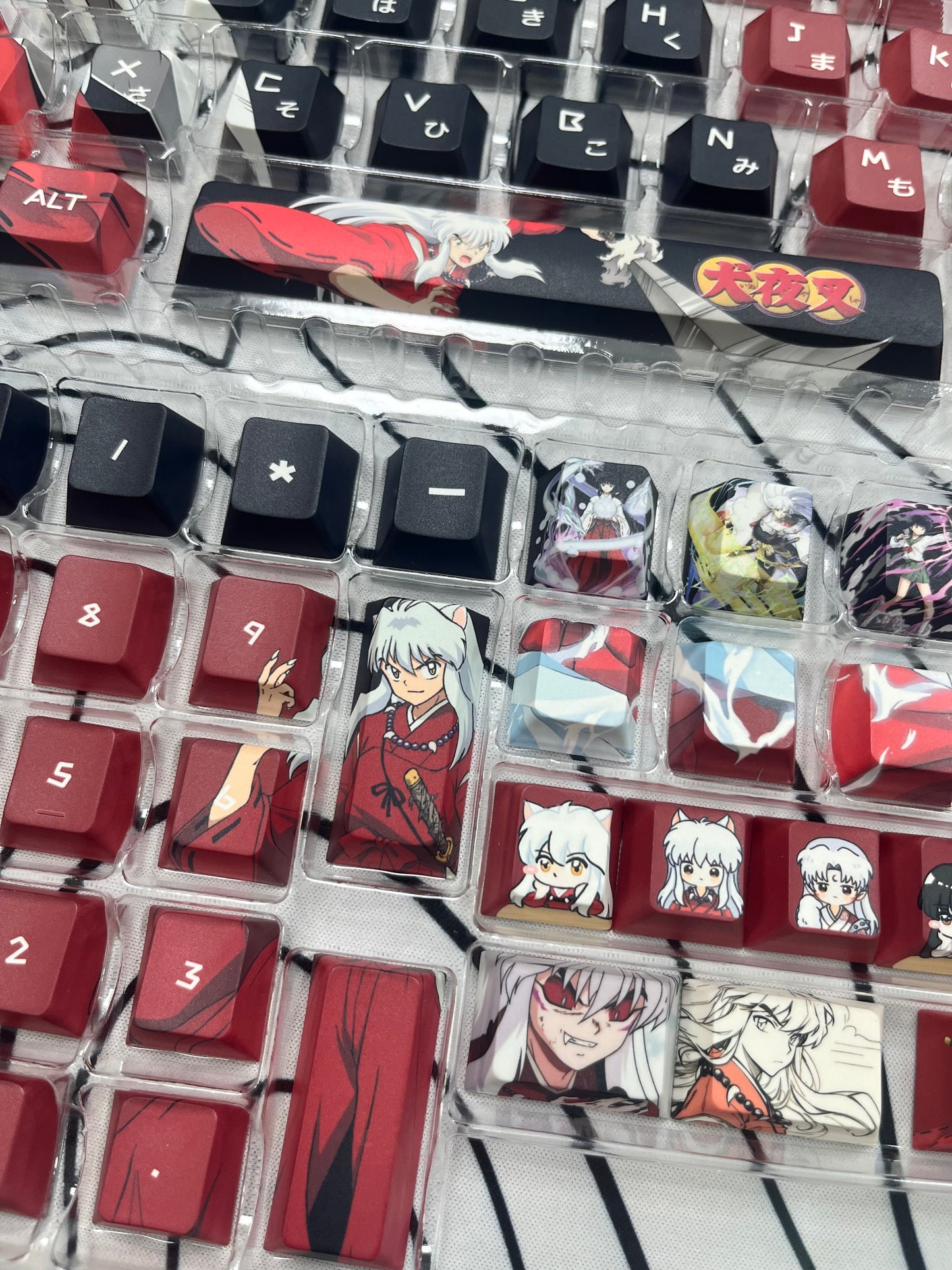 Inuyasha 130 Keys PBT Cherry Keycaps
