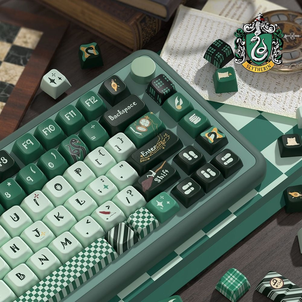 Harry Potter Four Houses Series Keycaps, Cherry/MDA profile PBT keycaps