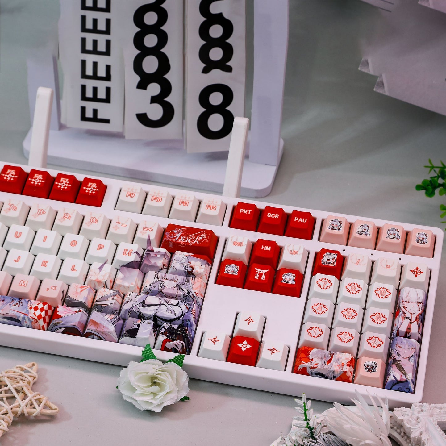 Wuthering Waves CHUN 120Keys Cherry PBT keycaaps