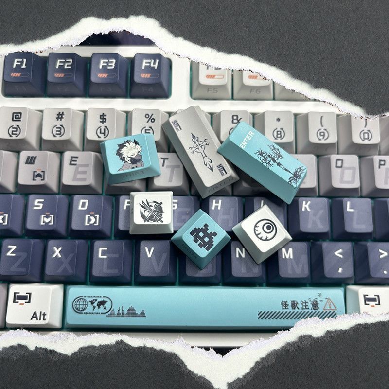 130 keys Kaiju No. 8 keycap set