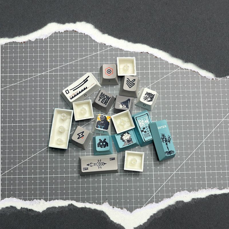 130 keys Kaiju No. 8 keycap set