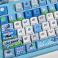 Stitch keycaps with double printed and Side-backlit