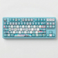 Miku keycaps with double printed and Side-backlit