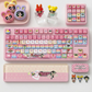 Powerpuff girl keycaps with double printed and Side-backlit