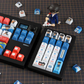 126keys detective Conan anime PBT keycaps set