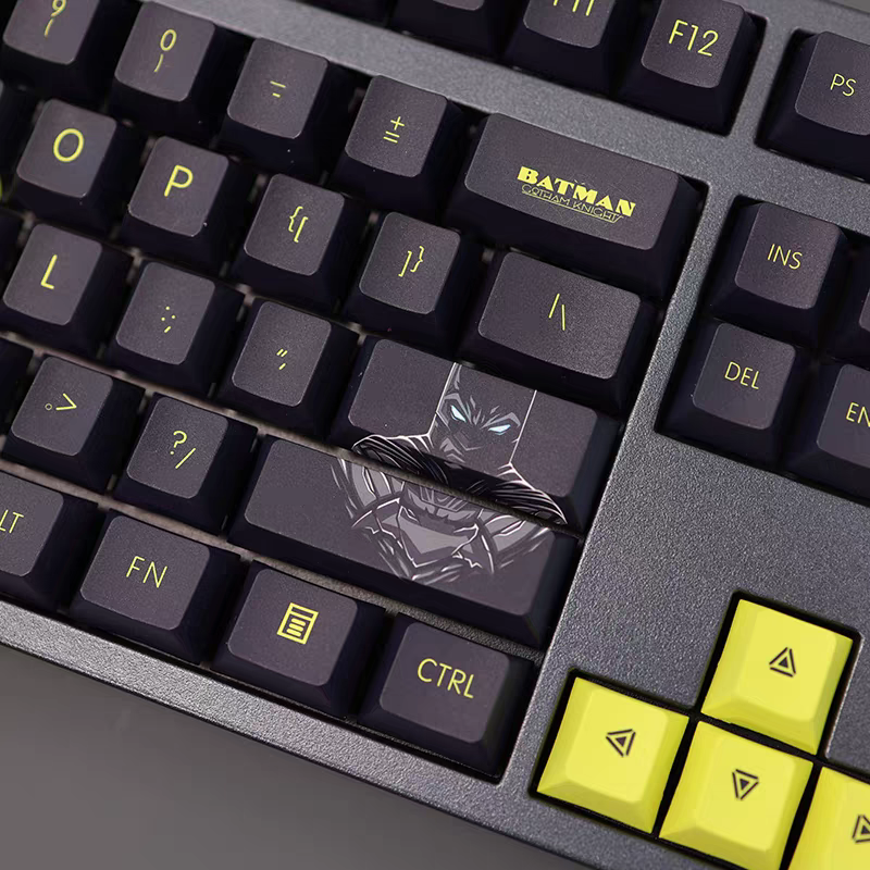 Batman series keycap set 108keys cherry profile for ANSI layout MX-cross stems mechanical keyboard