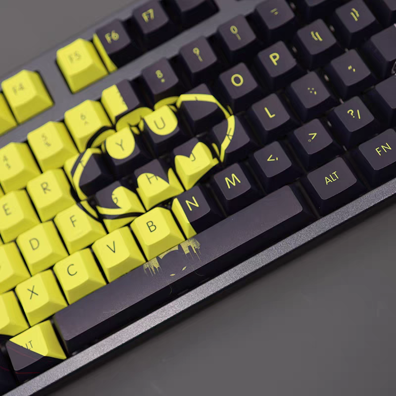 Batman series keycap set 108keys cherry profile for ANSI layout MX-cross stems mechanical keyboard