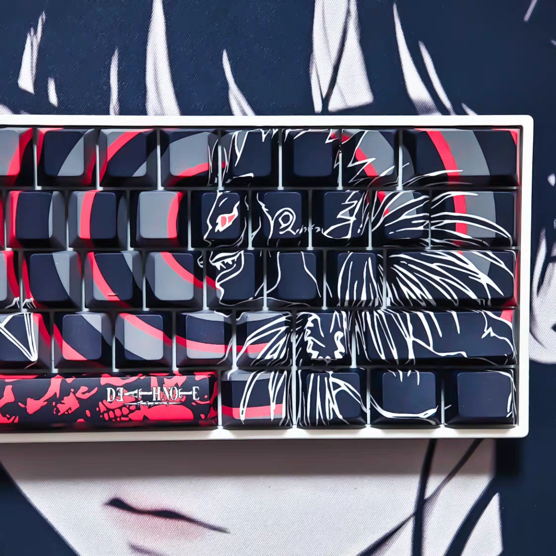 Death Note Cherry Profile PBT 5-Sided Dye Sub Custom Keycap Set