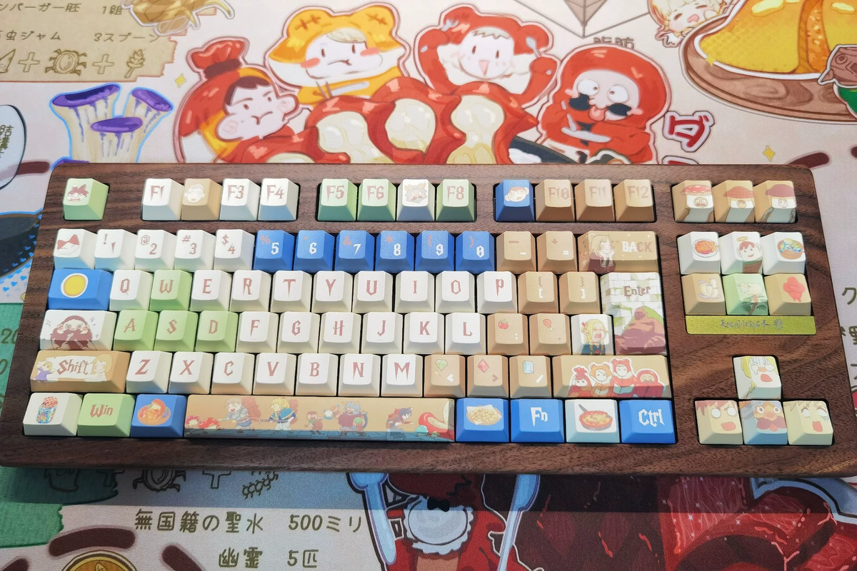 140 Keys XOA/Cherry Dungeon Meshi keycaps set for all layout