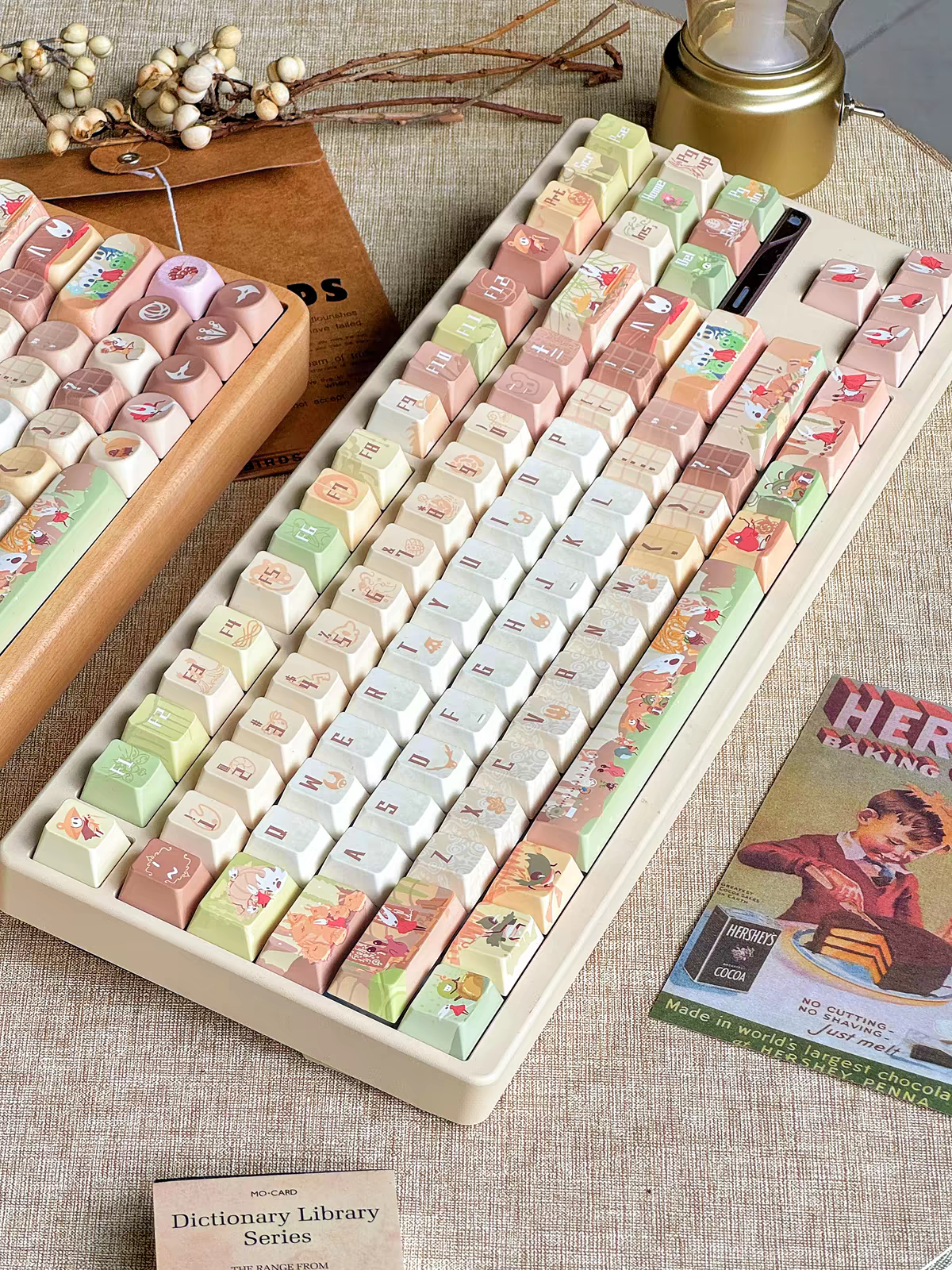Hollow Knight: Silk song Q version Cherry/SO Profile PBT Custom Keycap Set