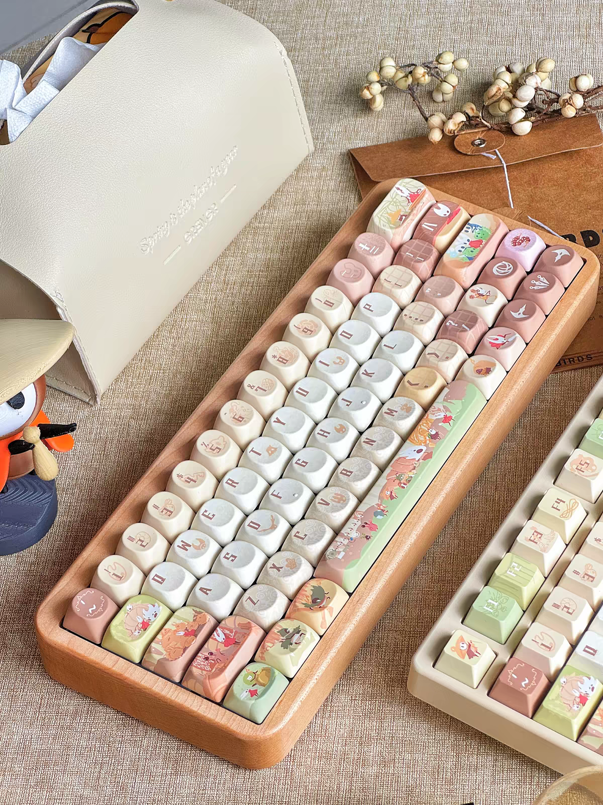 Hollow Knight: Silk song Q version Cherry/SO Profile PBT Custom Keycap Set