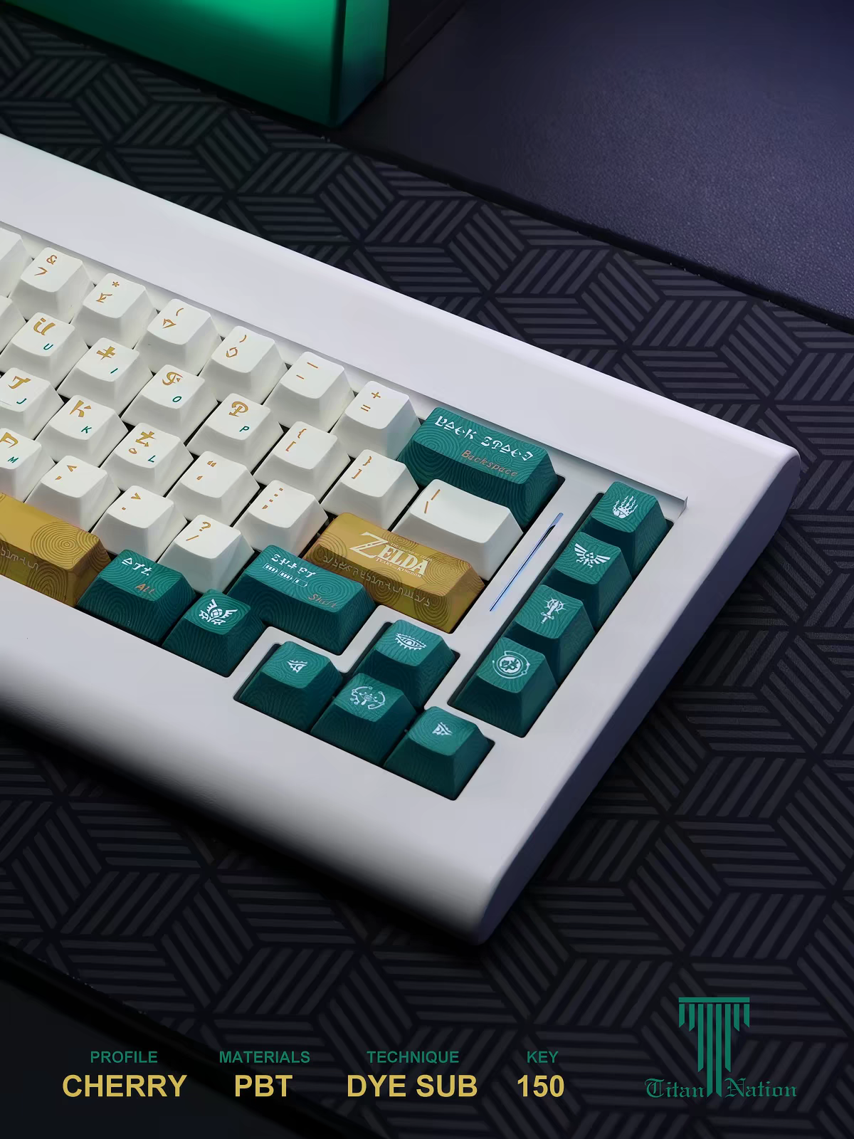 150 keys The Legend of Zelda: Tears of the Kingdom keycaps Cherry PBT for ANSI & ISO layouts