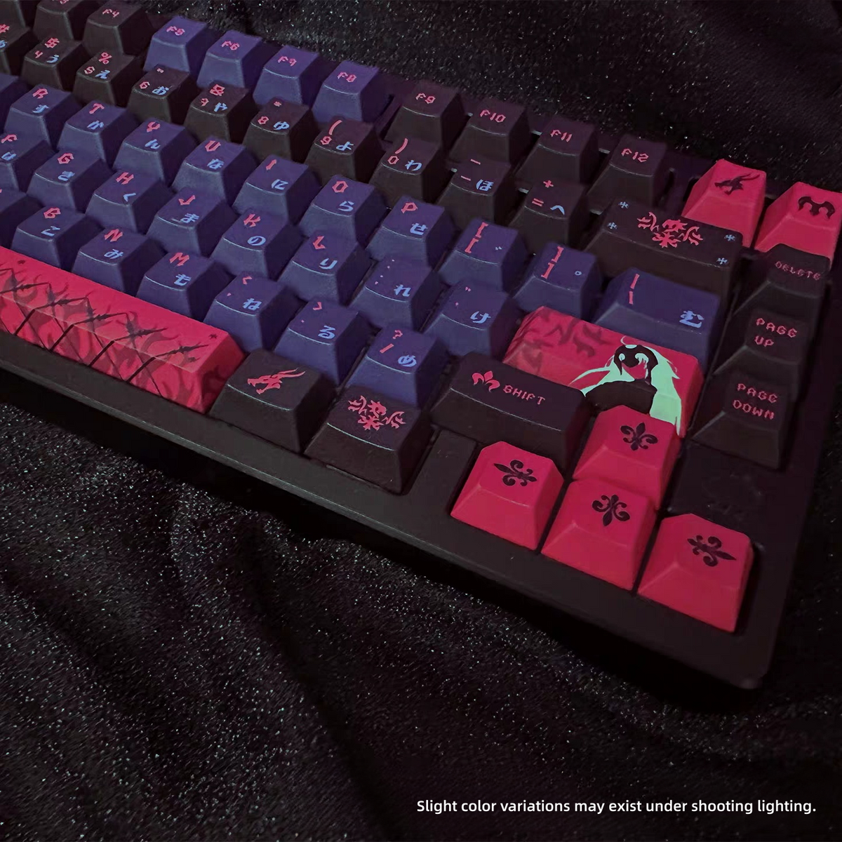 150keys FateFGO Jeanne d'Arc (Alter) full set for all MX cross stems and Alice layout