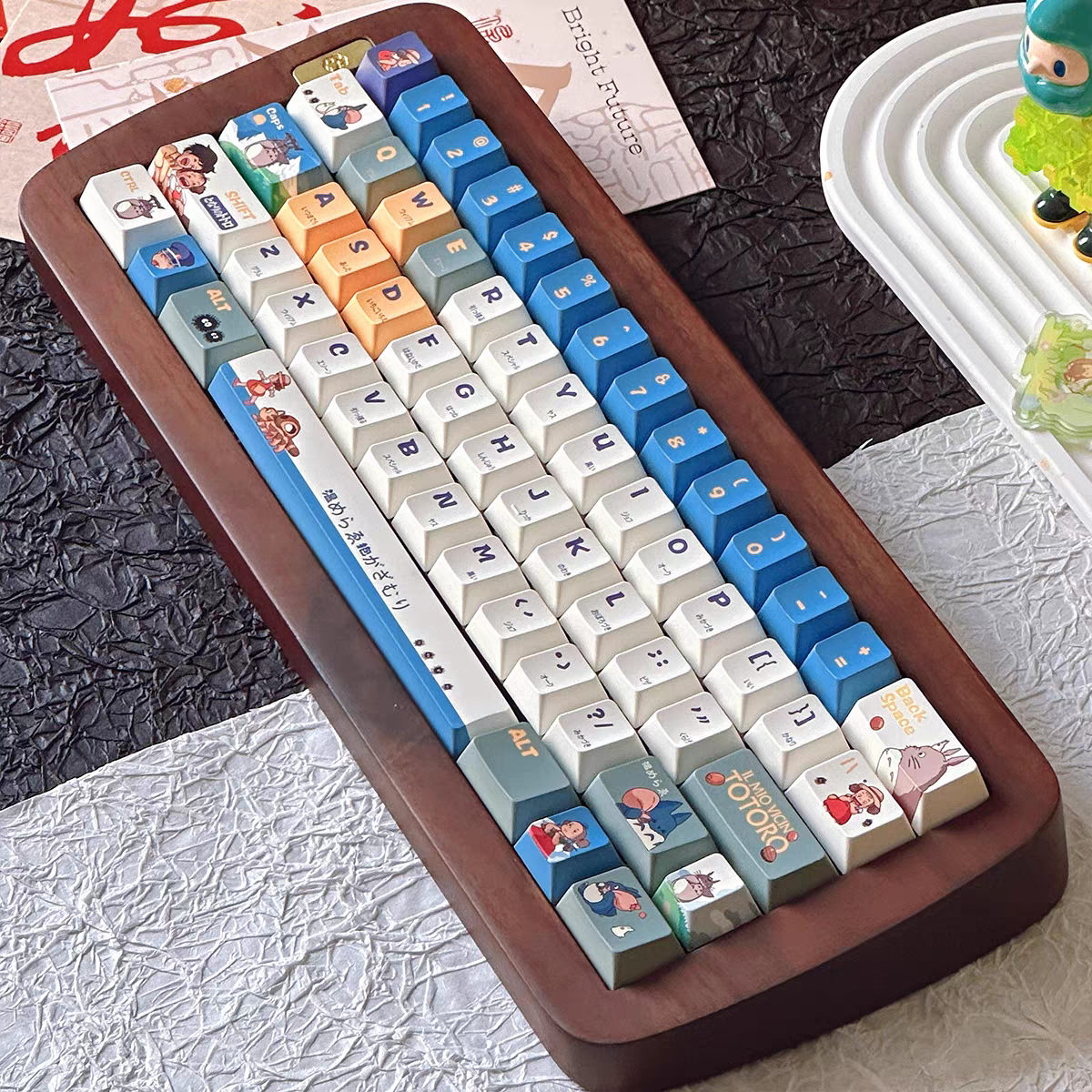152 keys Ghibli Totoro series set   cherry PBT keycaps