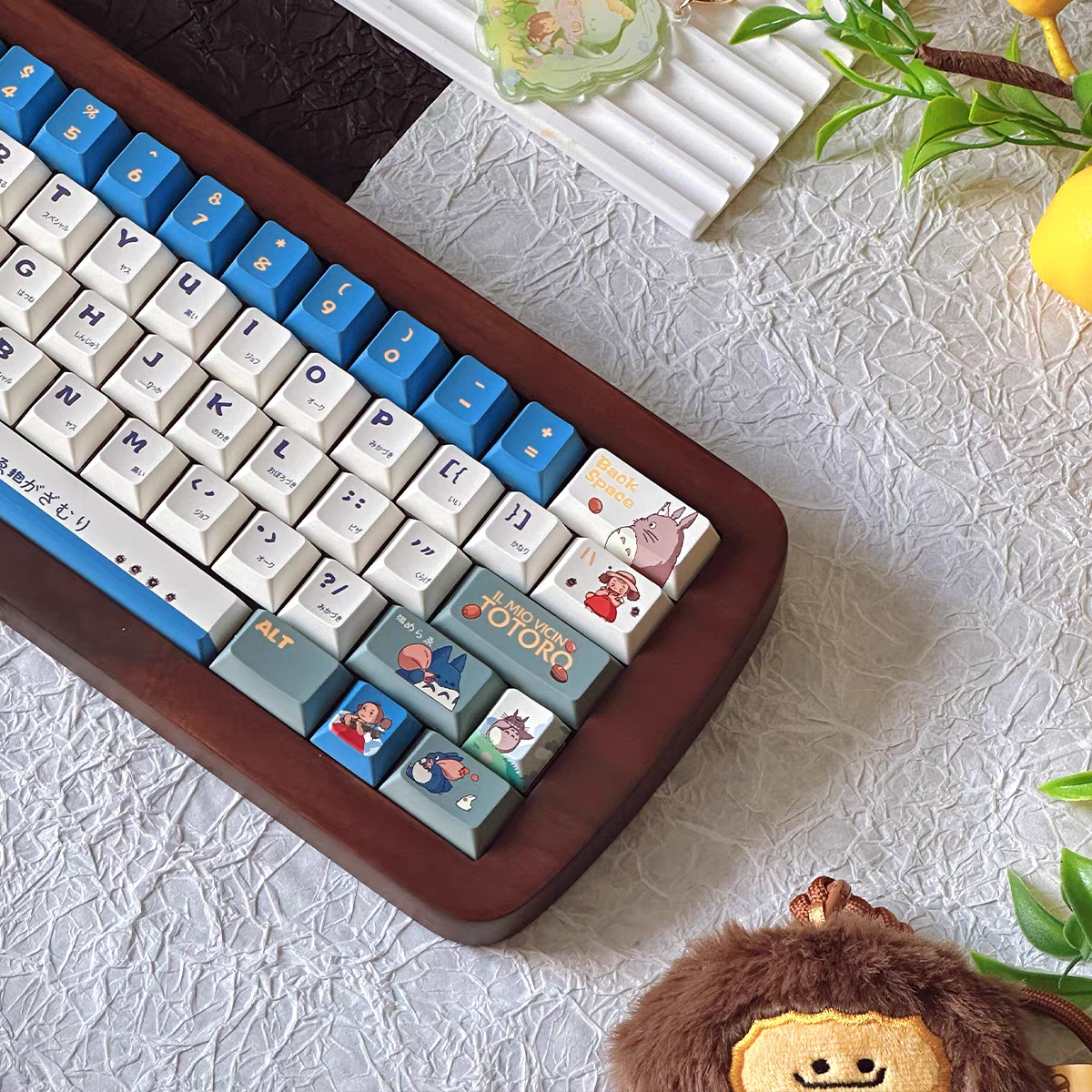 152 keys Ghibli Totoro series set   cherry PBT keycaps