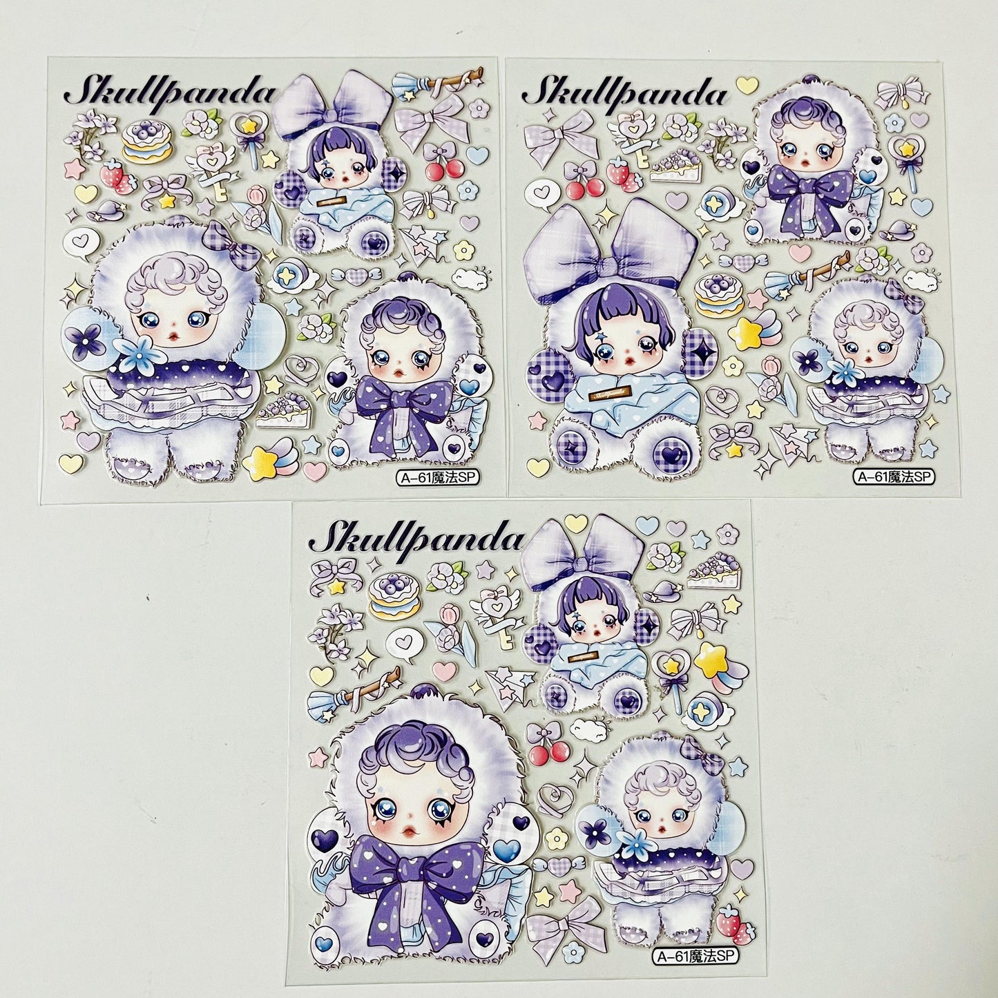 embossed stickers, waterproof and mat designs,3 pcs×12cm*12cm