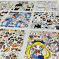 embossed stickers, waterproof and mat designs,3 pcs×12cm*12cm