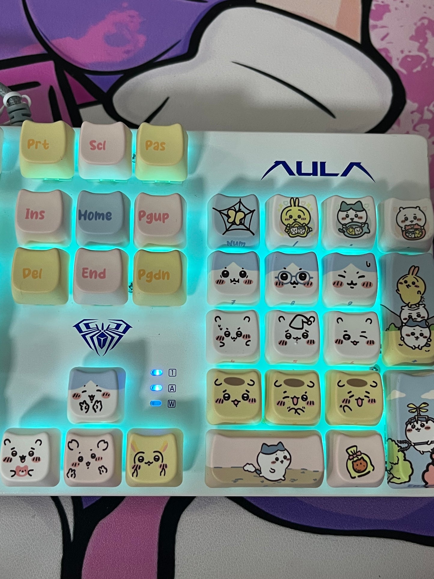 135keys Chiiwaka Artisan Keycap PBT-MAO Keycap Set (keycaps only, not include keyboard）