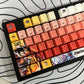 One piece luffy keycaps Top-Legend Backlit Artisan 122keys Cherry/PBT Keycap Set