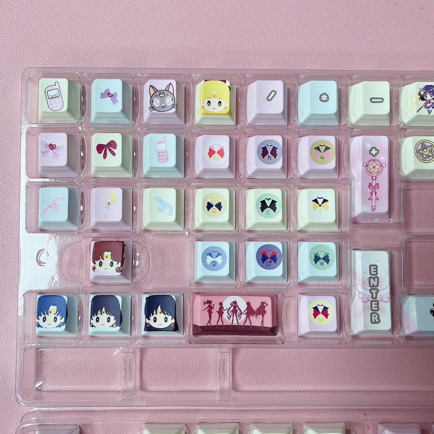 sailor moon keycaps set