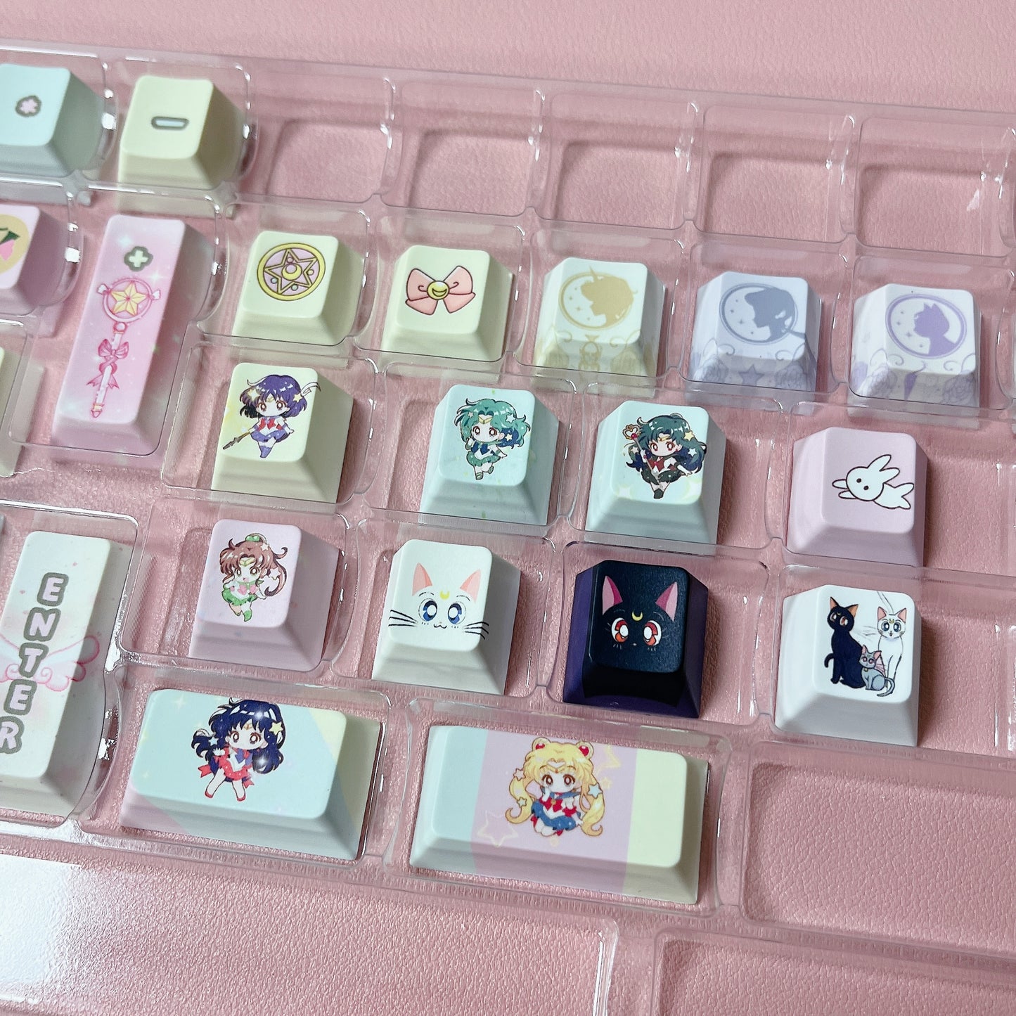 sailor moon keycaps set