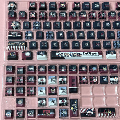 Haikyuu-Kuroo 122keys PBT Cherry