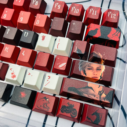 125keys Love and Deep Space Sylus Birthday set PBT keycaps