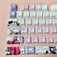 Cosmic Princess Kaguya-Yachiyo 122keys PBT Dual Language Front-Lit Keycaps
