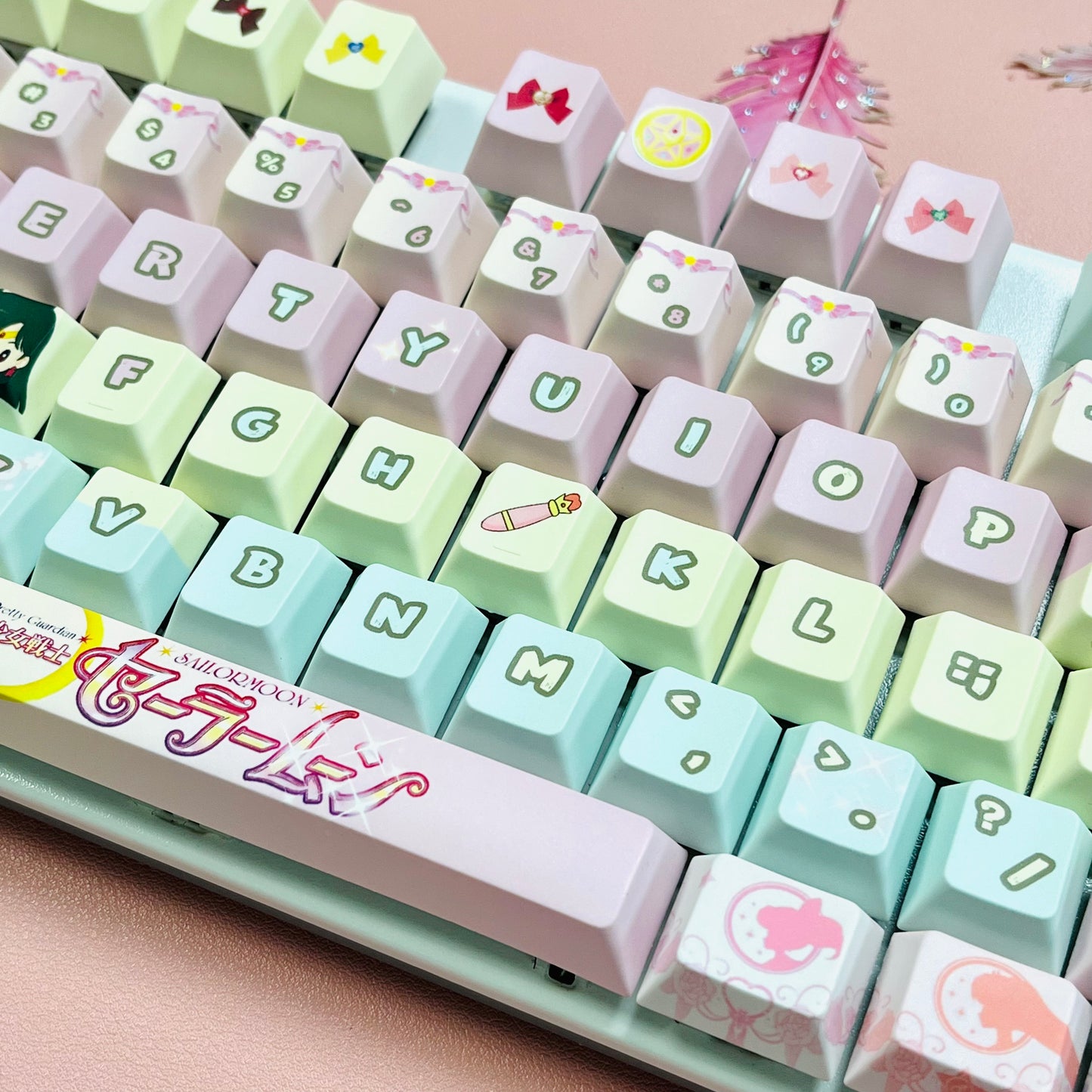 Sailor Moon keycaps set 122keys PBT Cherry