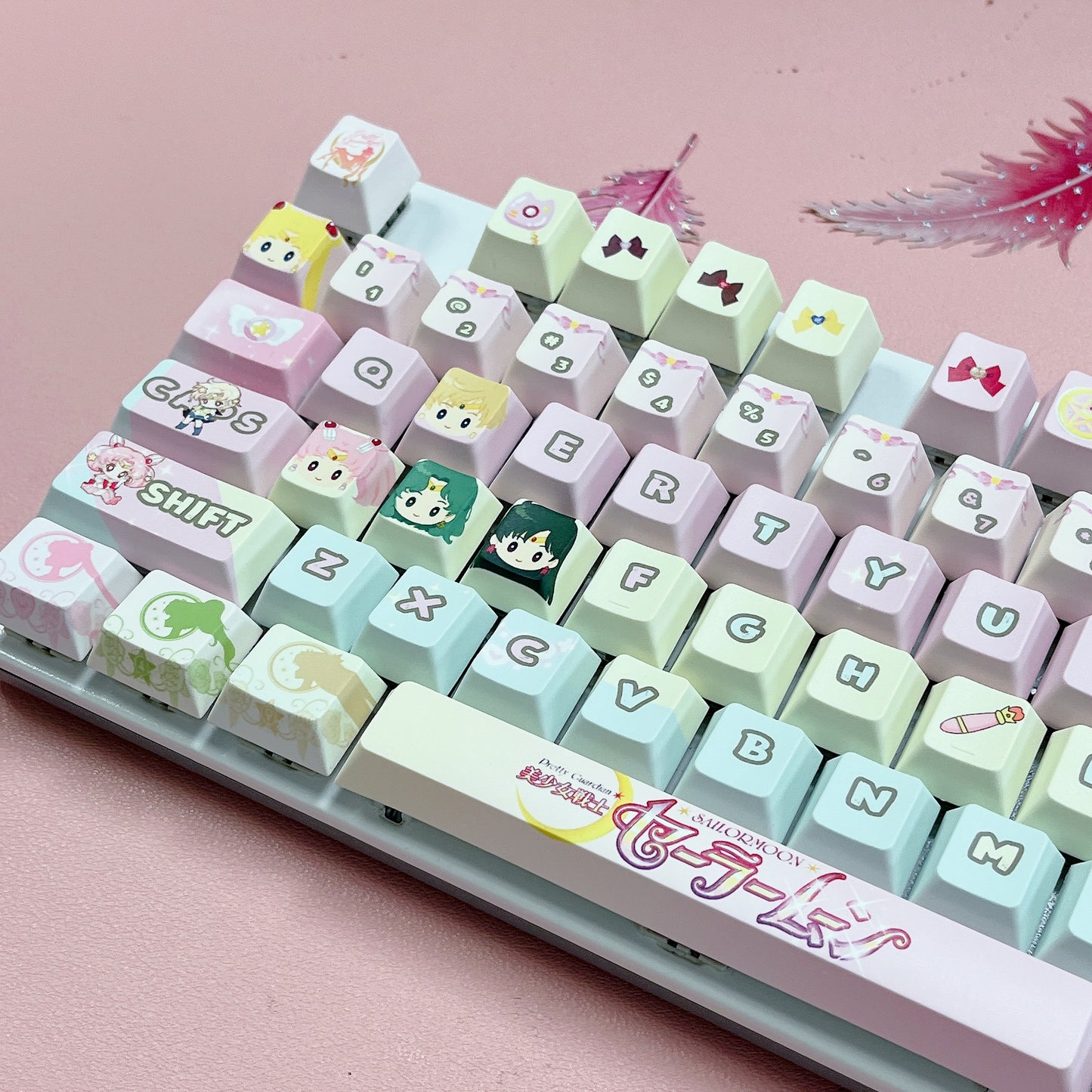 Sailor Moon keycaps set 122keys PBT Cherry