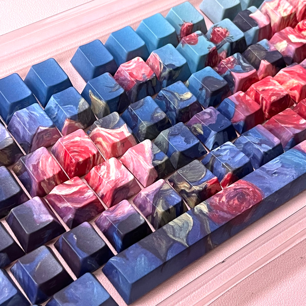 Oil Paintings series keycap set, perfect gift for Painting lover