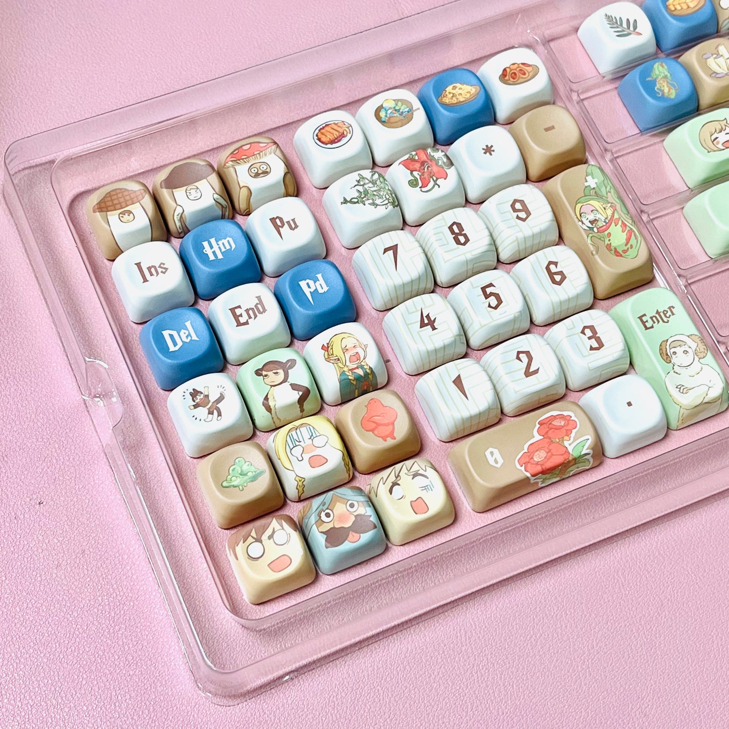 MOA Dungeon Meshi keycaps set