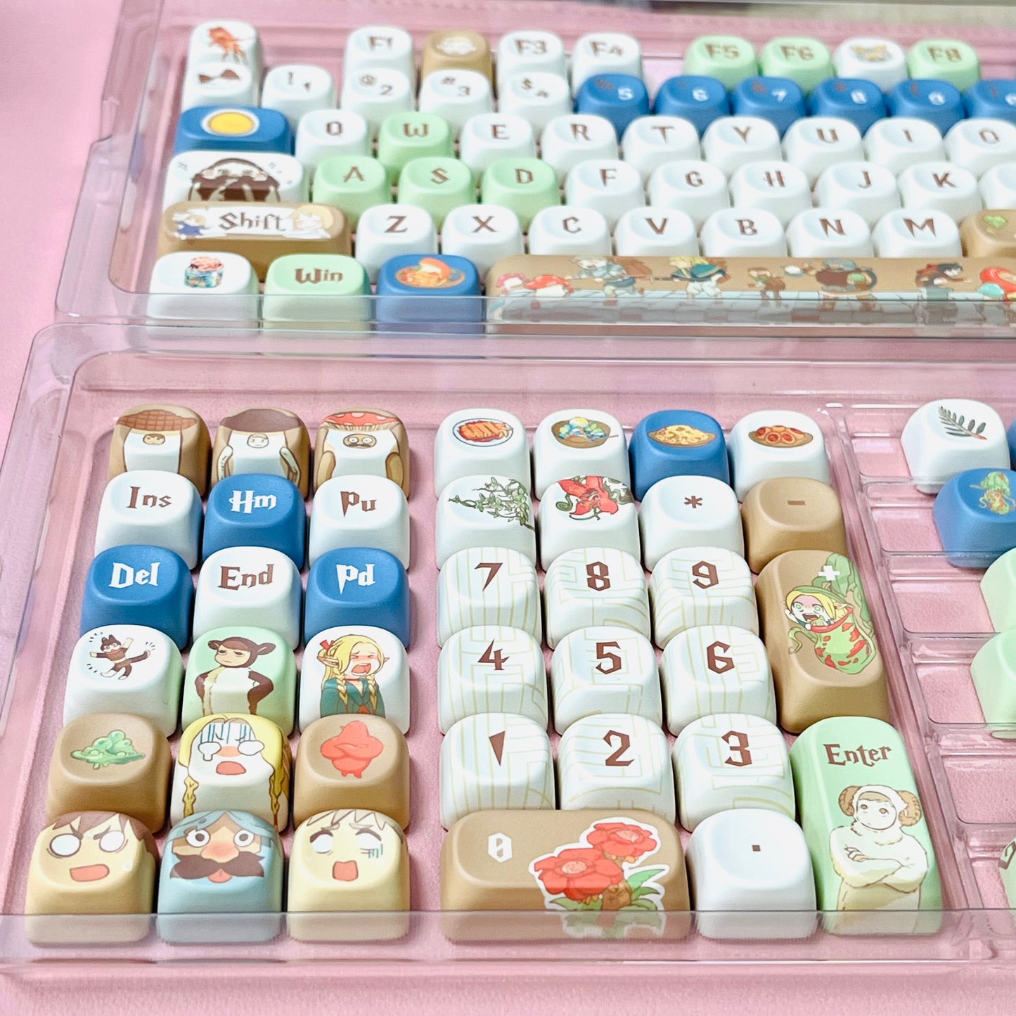 MOA Dungeon Meshi keycaps set