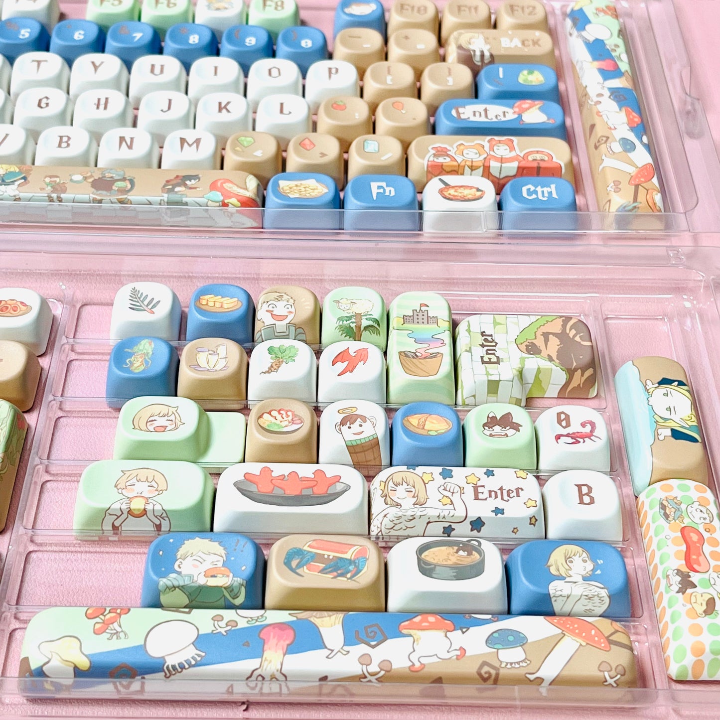 MOA Dungeon Meshi keycaps set