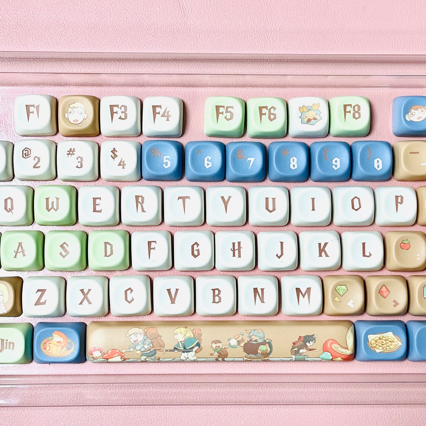 MOA Dungeon Meshi keycaps set