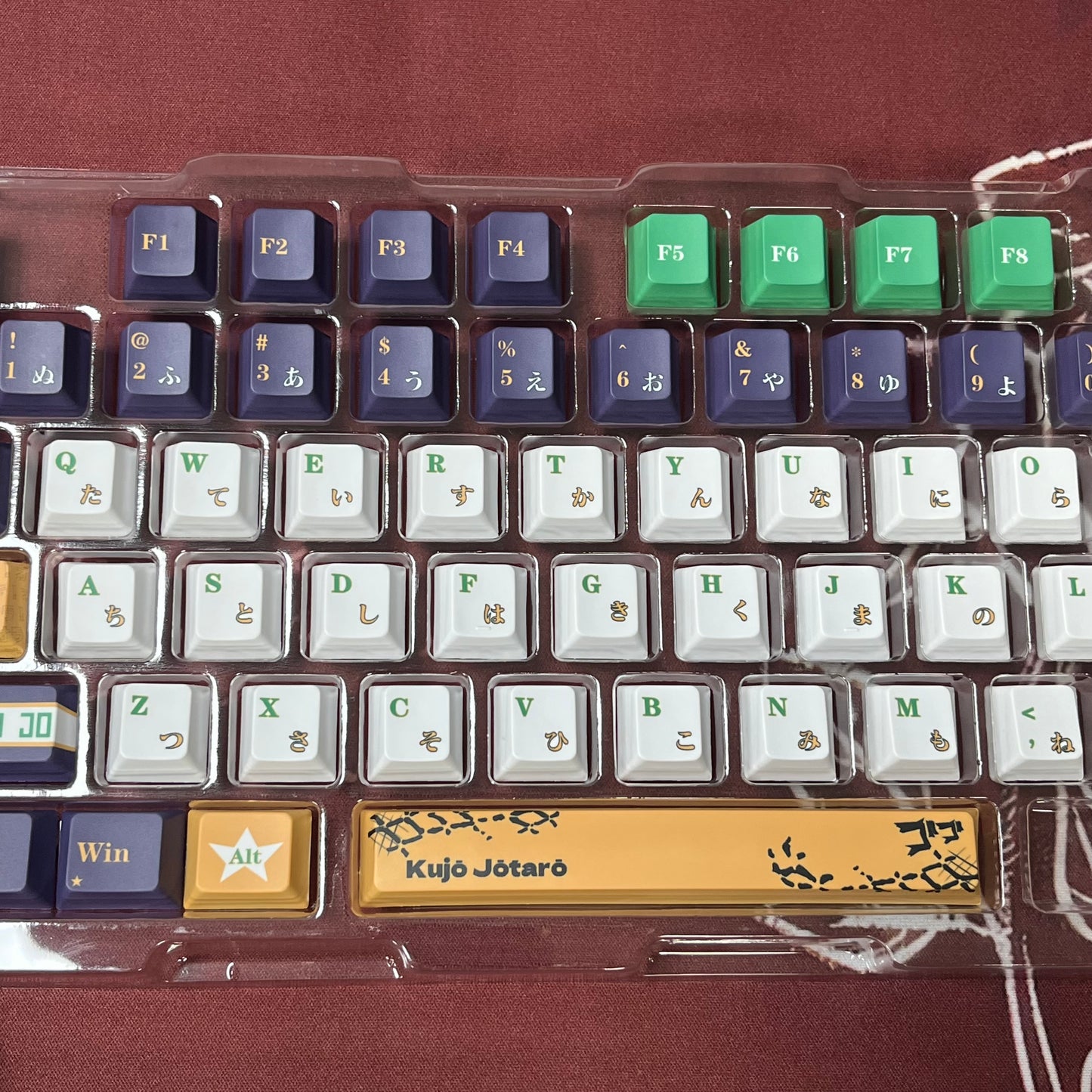138keys JoJo's Bizarre Adventure Jotaro Kujo full set for all MX cross stems and Alice layout