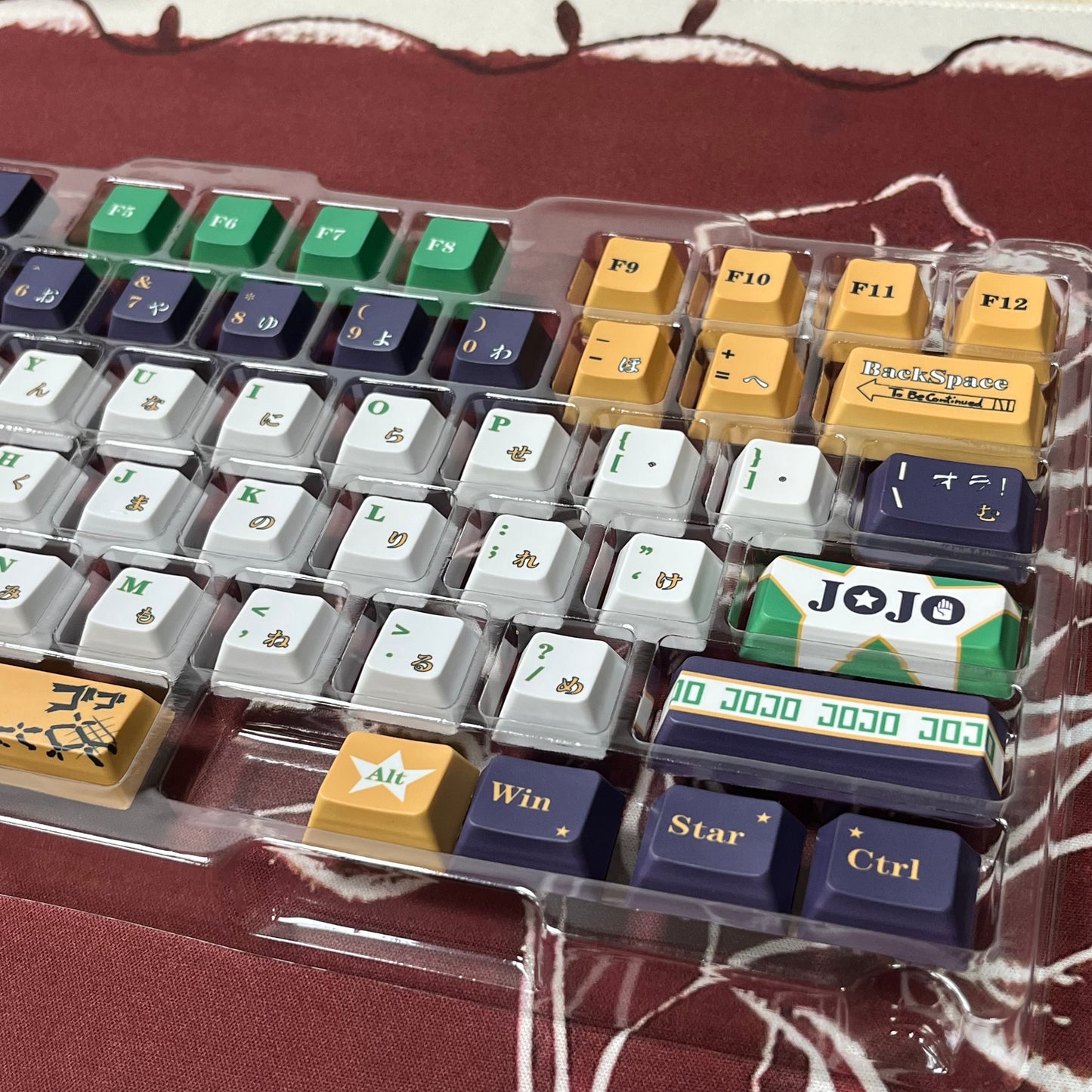138keys JoJo's Bizarre Adventure Jotaro Kujo full set for all MX cross stems and Alice layout