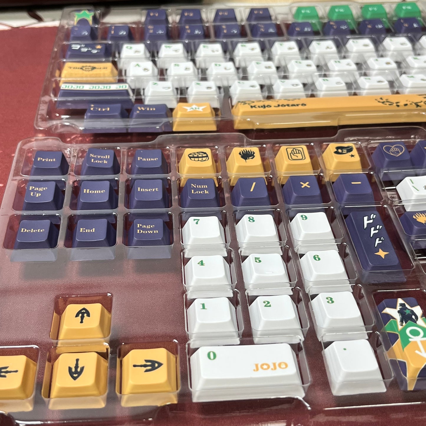 138keys JoJo's Bizarre Adventure Jotaro Kujo full set for all MX cross stems and Alice layout