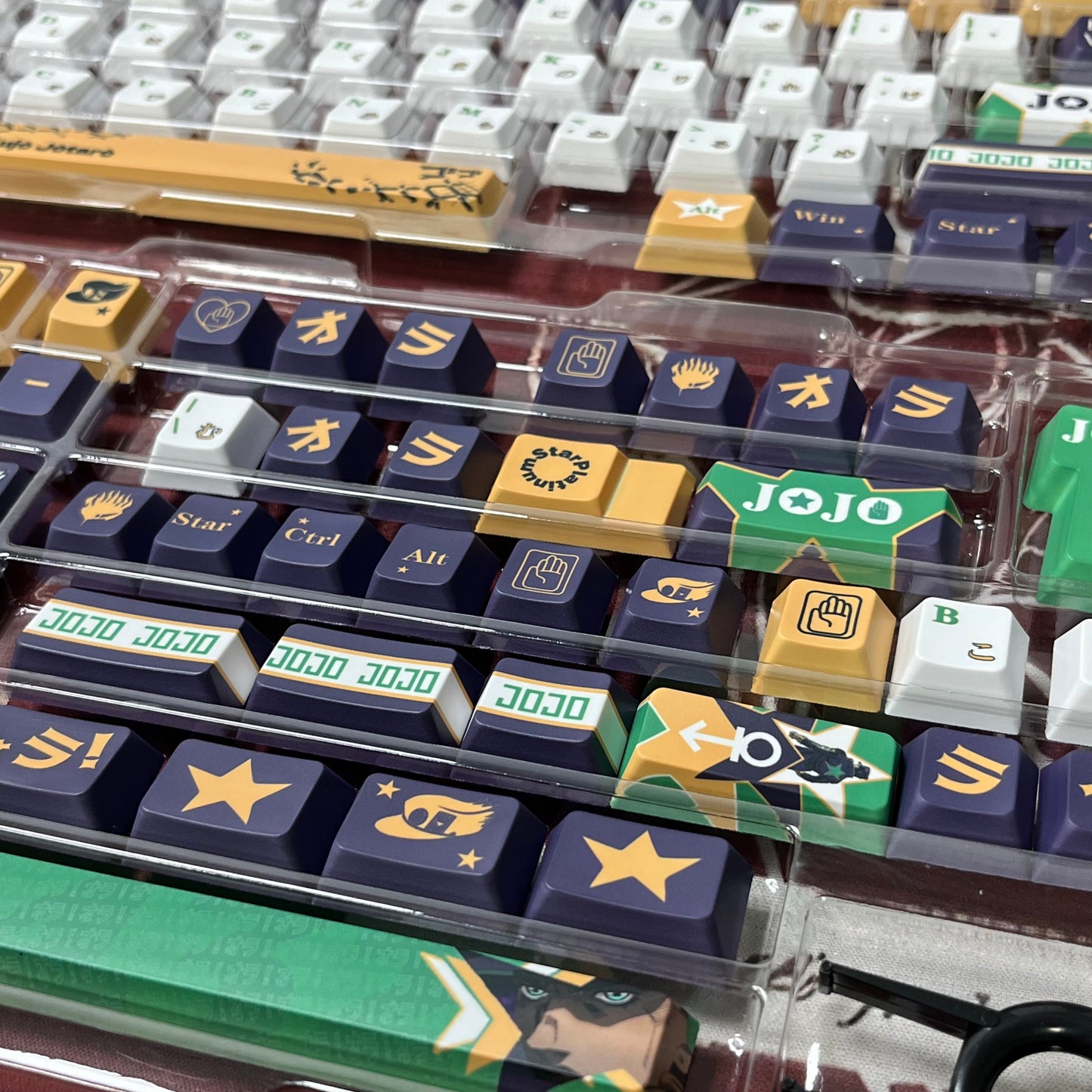 138keys JoJo's Bizarre Adventure Jotaro Kujo full set for all MX cross stems and Alice layout