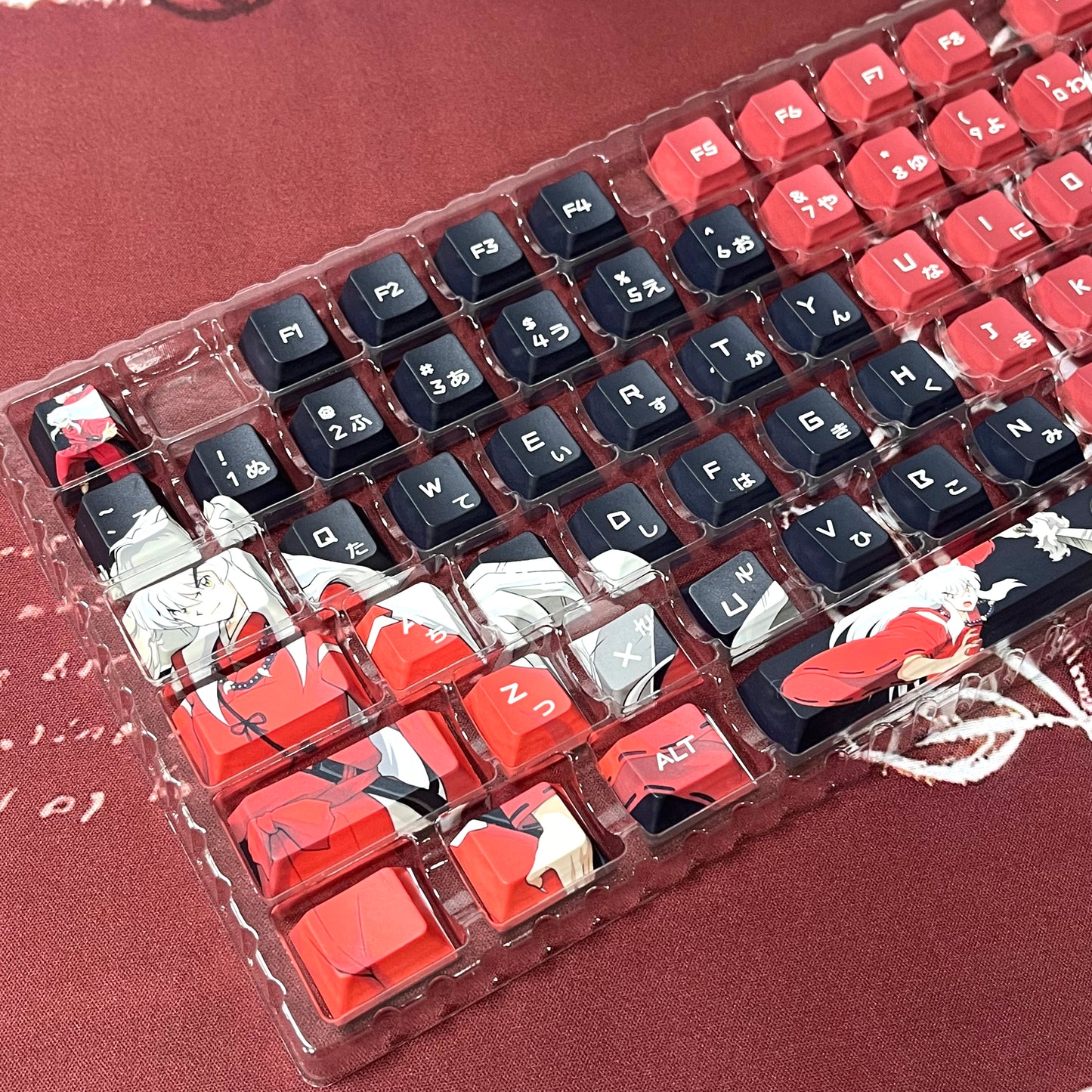 Inuyasha 130 Keys PBT Cherry anime Keycaps