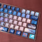Love and deep space Rafayel PBT game keycaps set with cherry profile, side backlit for RGB light