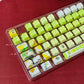 C.C Code Geass: Lelouch of the Rebellion anime PBT keycaps set, Cherry profile with shine-through legends