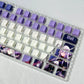 86‑EIGHTY‑SIX Lena PBT anime keycaps set with cherry profile, top backlit for RGB light, dye-sublimated, MX cross stems keyboard