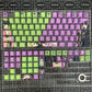 NEW!!!The Apothecary Diaries Maomao&Jinshi anime PBT keycaps set with side backlit,122keys top printed for MX-cross stems Keyboard