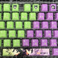 NEW!!!The Apothecary Diaries Maomao&Jinshi anime PBT keycaps set with side backlit,122keys top printed for MX-cross stems Keyboard