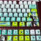 Sword Art Online Asada Shino/Sinon anime PBT keycap set with top backlit