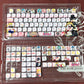 Original Sailor Moon anime keycaps set with Side lit, PBT and Cherry MOA profile for MX-cross stems keycboard